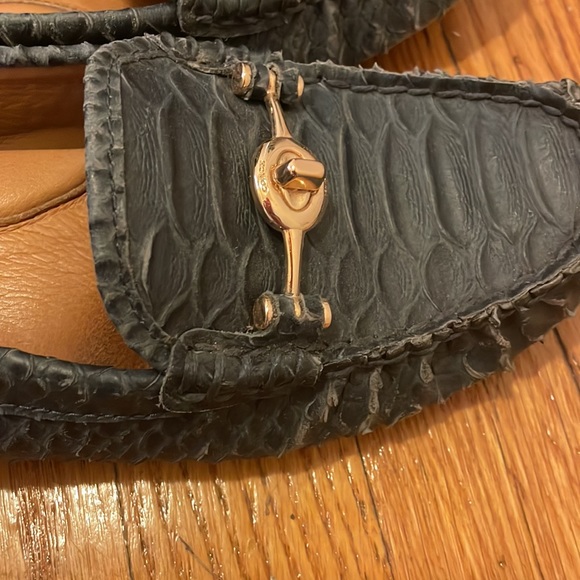 Coach alligator deep blue loafers - Picture 2 of 6